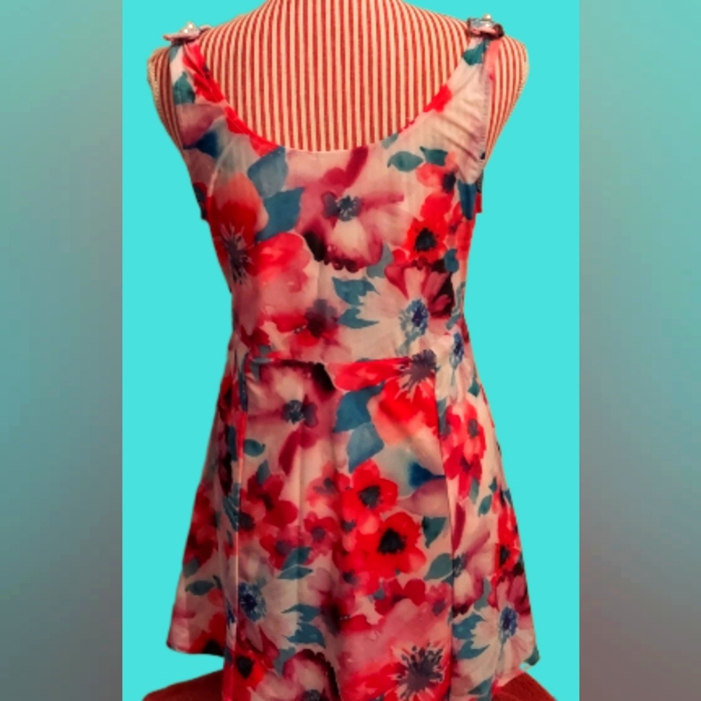 NWT SERENGETI SWIMDRESS WITH COVERUP & MATCHING TOTE POPPY RETAIL$209 LARGE